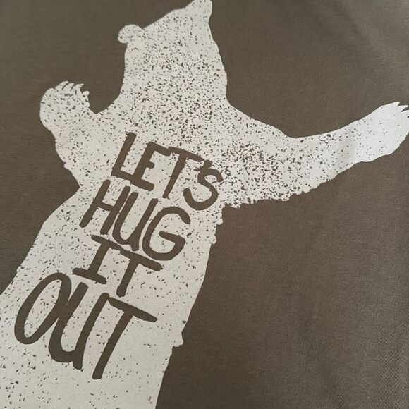 Ocean Current T-Shirt Let’s Hug It Out Bear sz Small - Picture 6 of 7